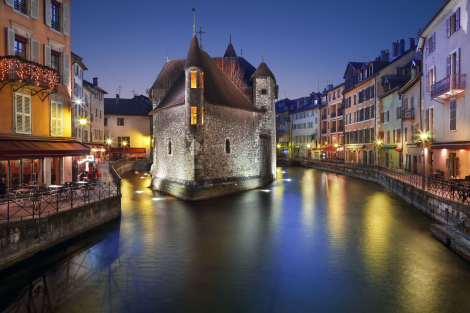 Annecy France Canal City